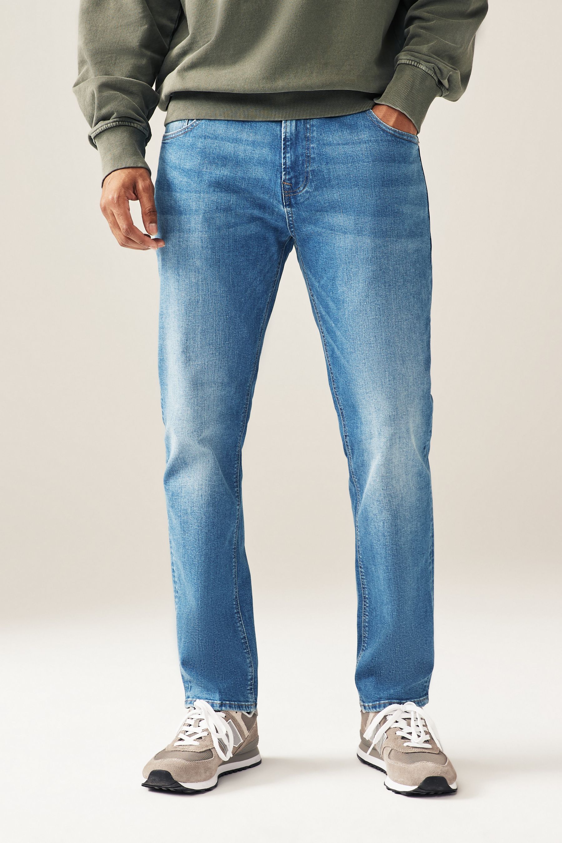 Buy Blue Light Slim Classic Stretch Jeans from the Next UK online shop