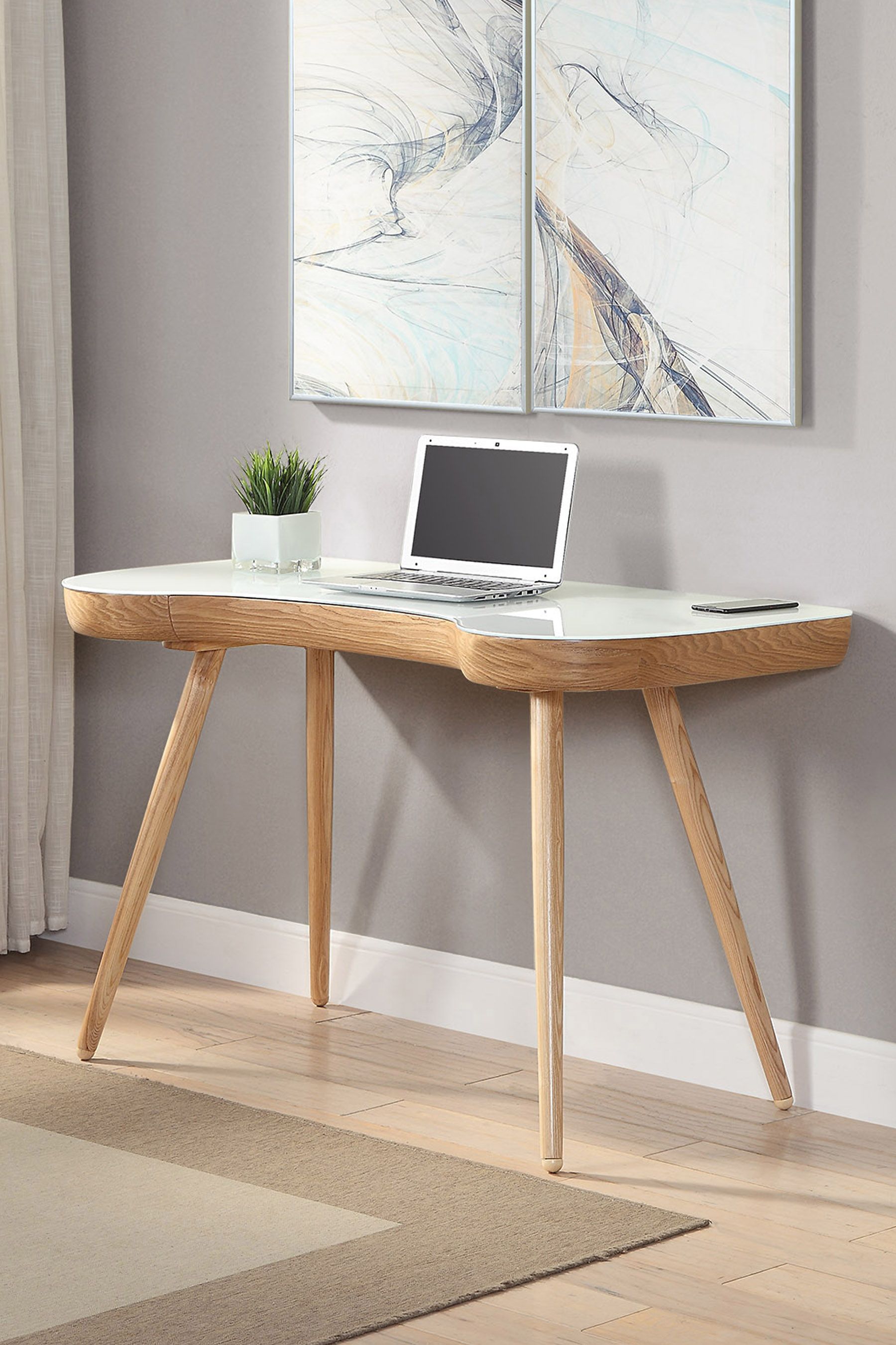Buy Jual Oak Desk from the Next UK online shop
