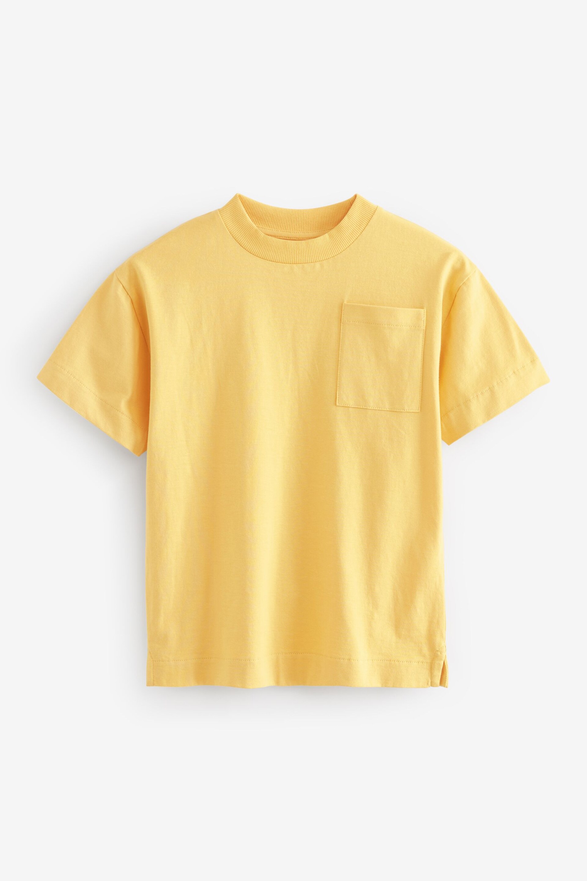 Blue/Yellow Relaxed Fit T-Shirt 3 Pack (3-16yrs) - Image 4 of 6