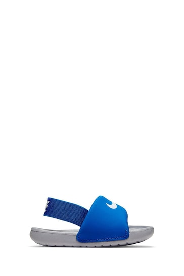 Nike Blue Kawa Infant Sliders