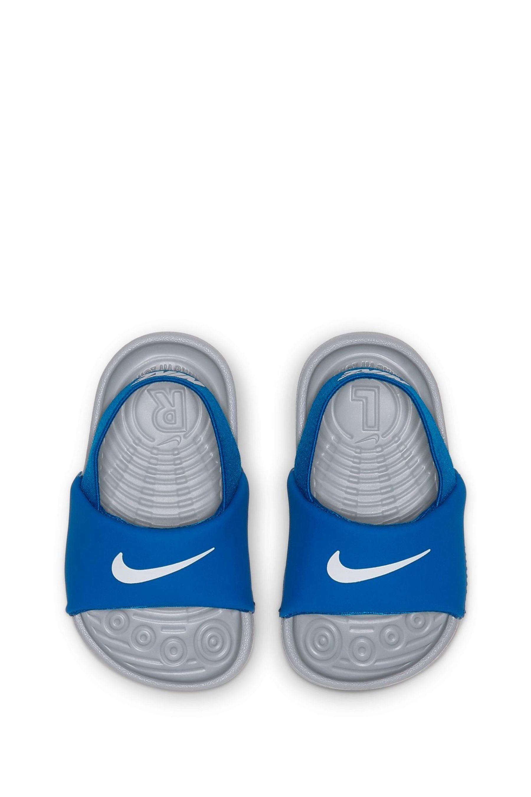 Buy Nike Blue Kawa Infant Sliders from Next Luxembourg