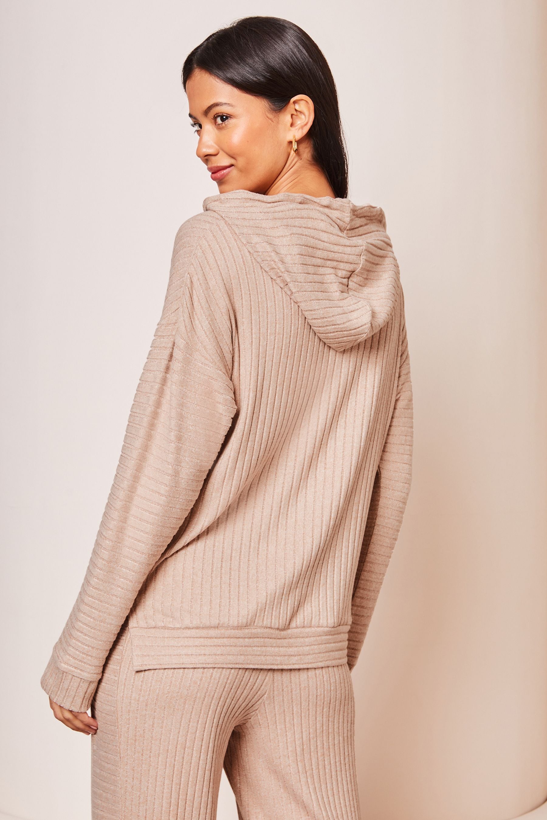 Lipsy Camel Super Soft Lounge Hoodie