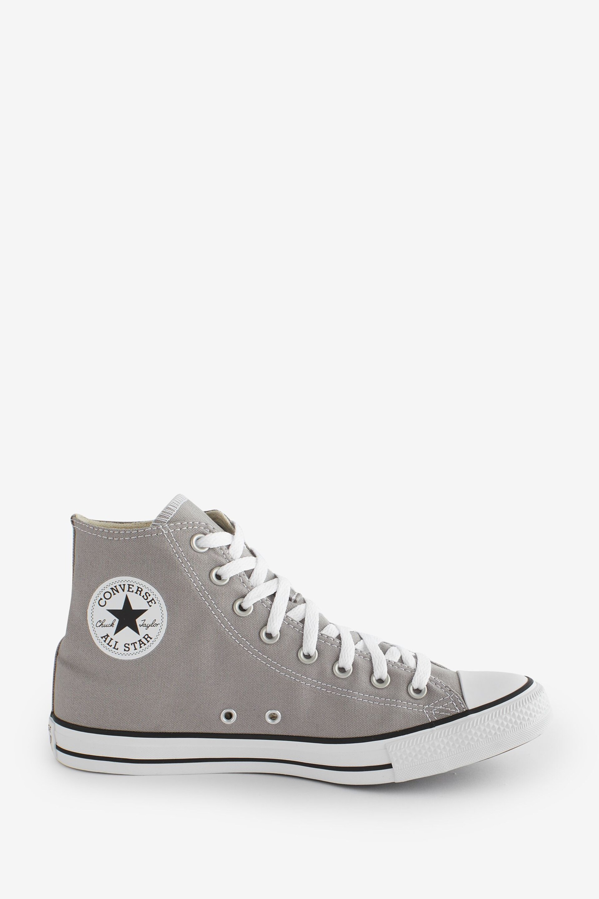 Converse Grey Chuck Taylor Classic High Top Trainers - Image 1 of 9