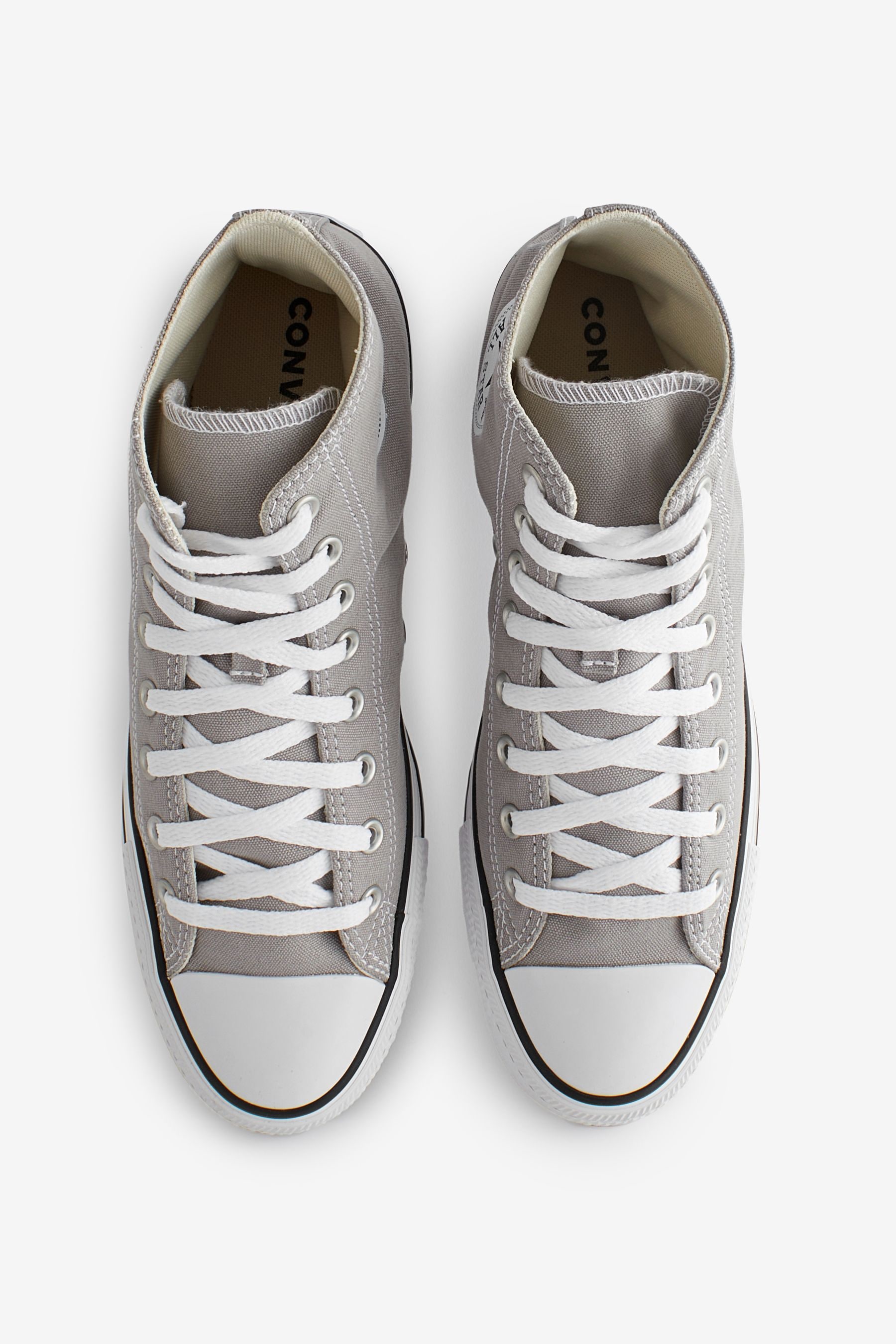 Chuck taylor grey high tops discount