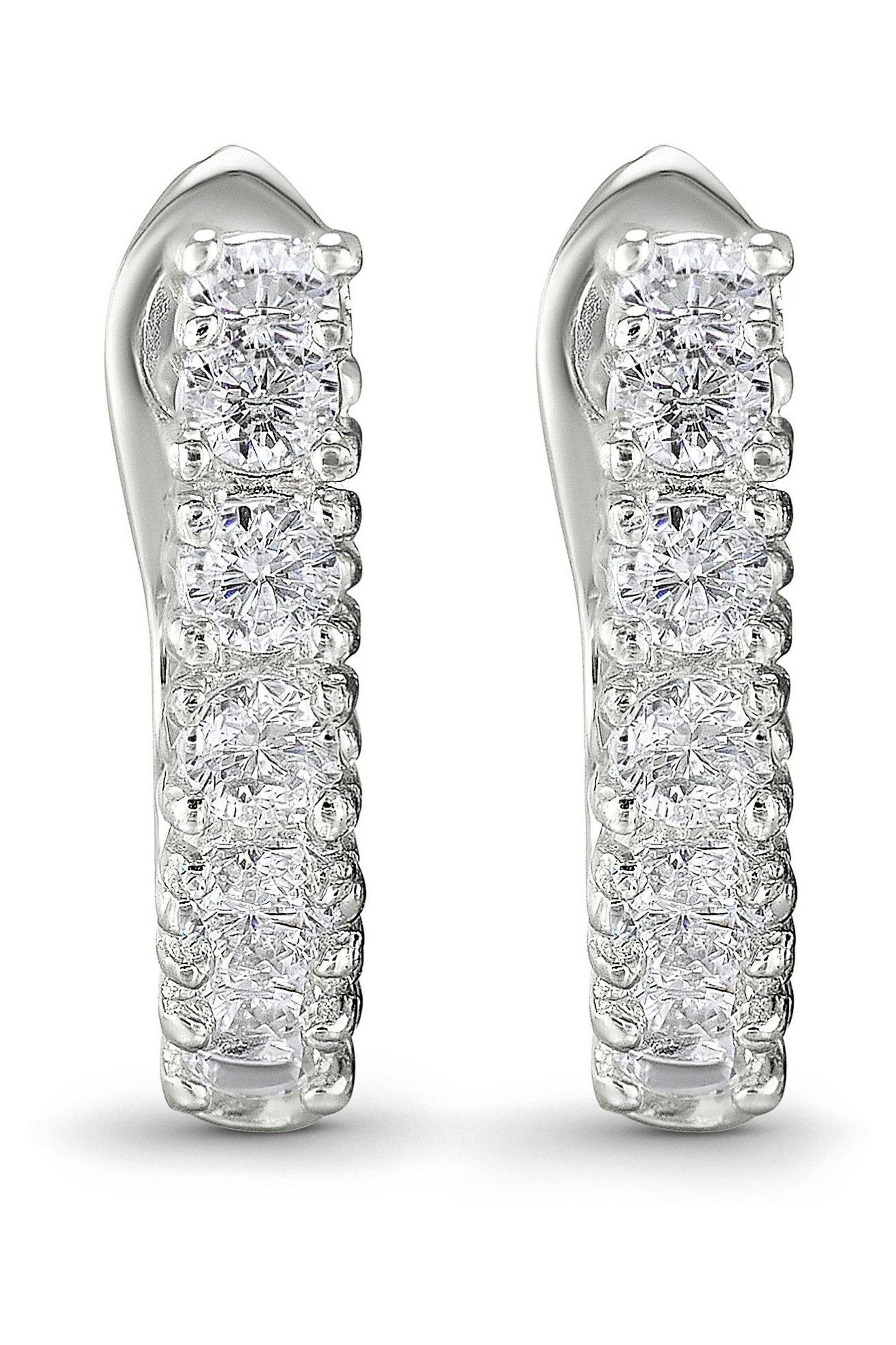 Buy Beaverbrooks Cubic Zirconia Huggie Earrings from the Next UK