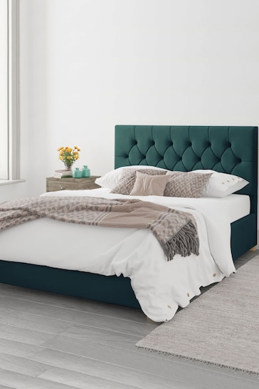Aspire Furniture Emerald Green Olivier Ottoman Bed
