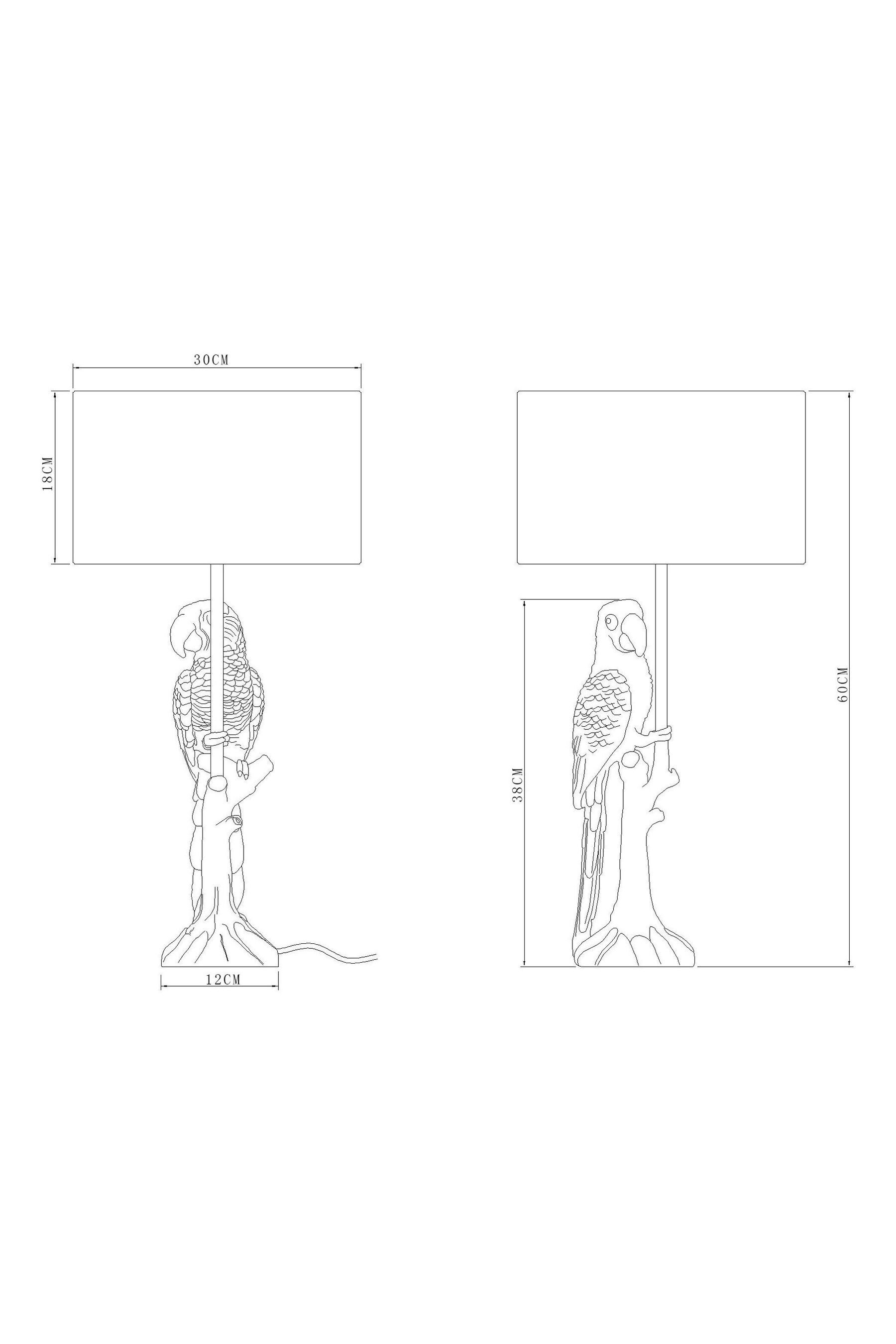 Perry parrot sale table lamp
