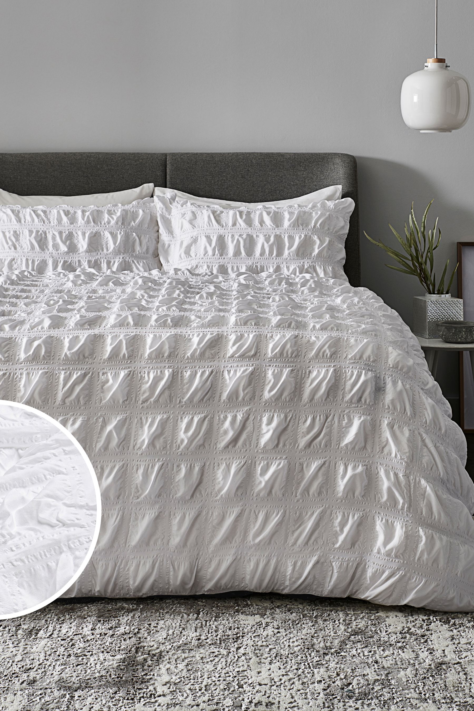 White seersucker pillow cases outlet