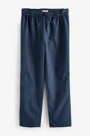 Navy Blue Drawstring Waist Mens Kurta Trousers - Image 5 of 7