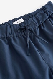 Navy Blue Drawstring Waist Mens Kurta Trousers - Image 6 of 7