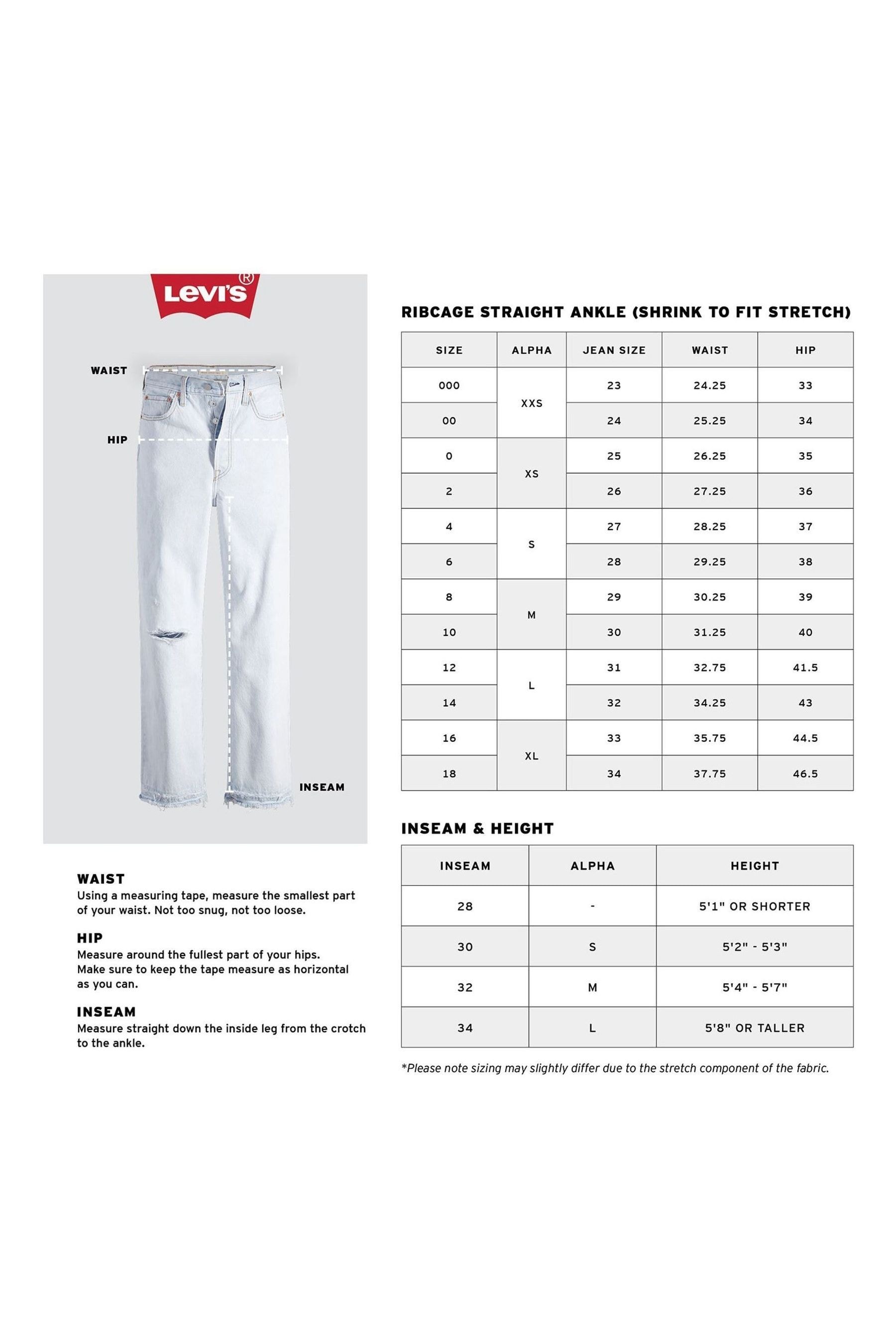 Buy Levi s Jazz Pop Ribcage Straight Ankle Jeans from Next Ireland
