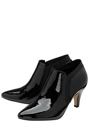 Lotus Black Stiletto-Heel Shoe Boots - Image 2 of 4