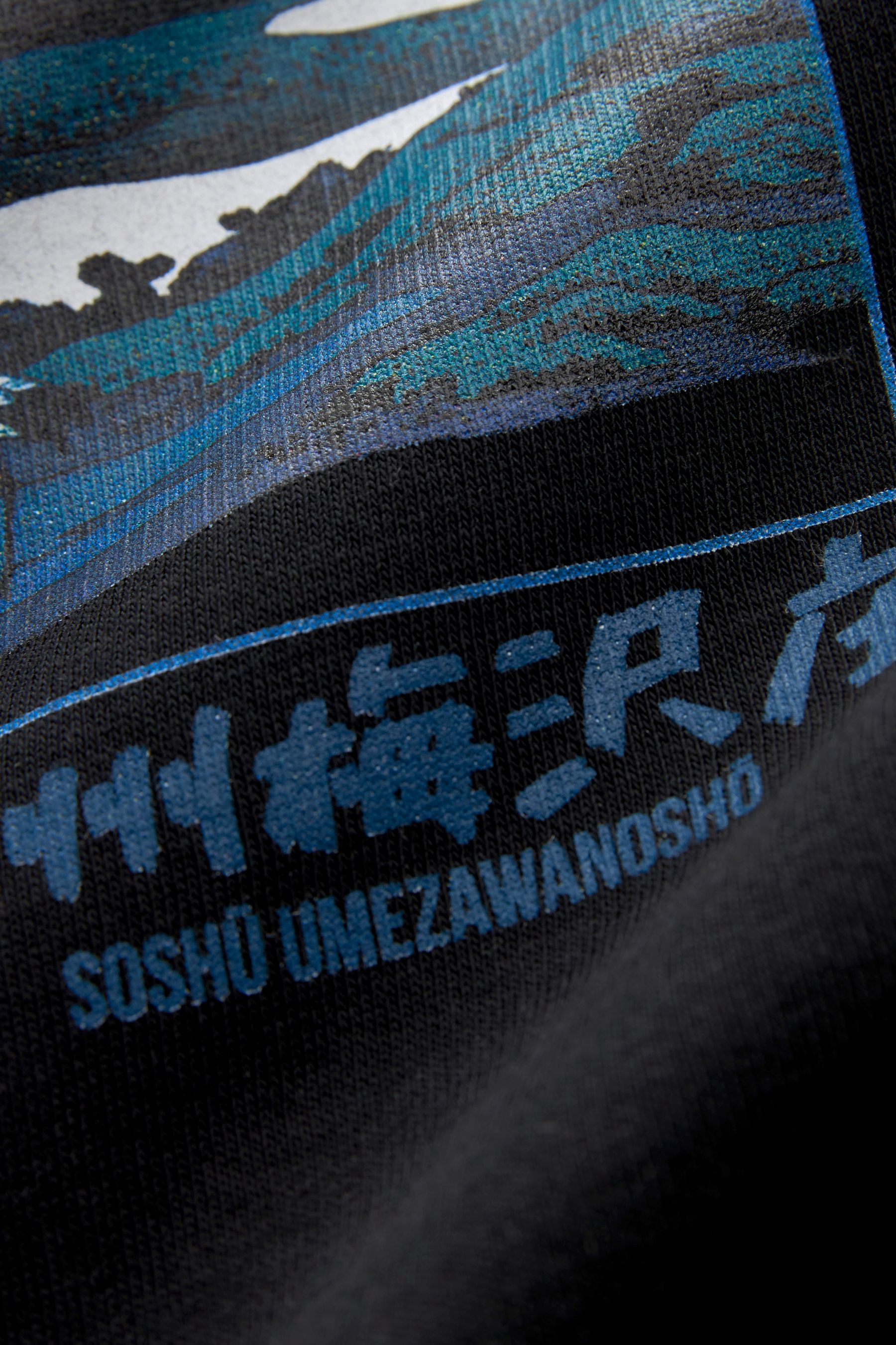Hokusai blue deals sweatshirt