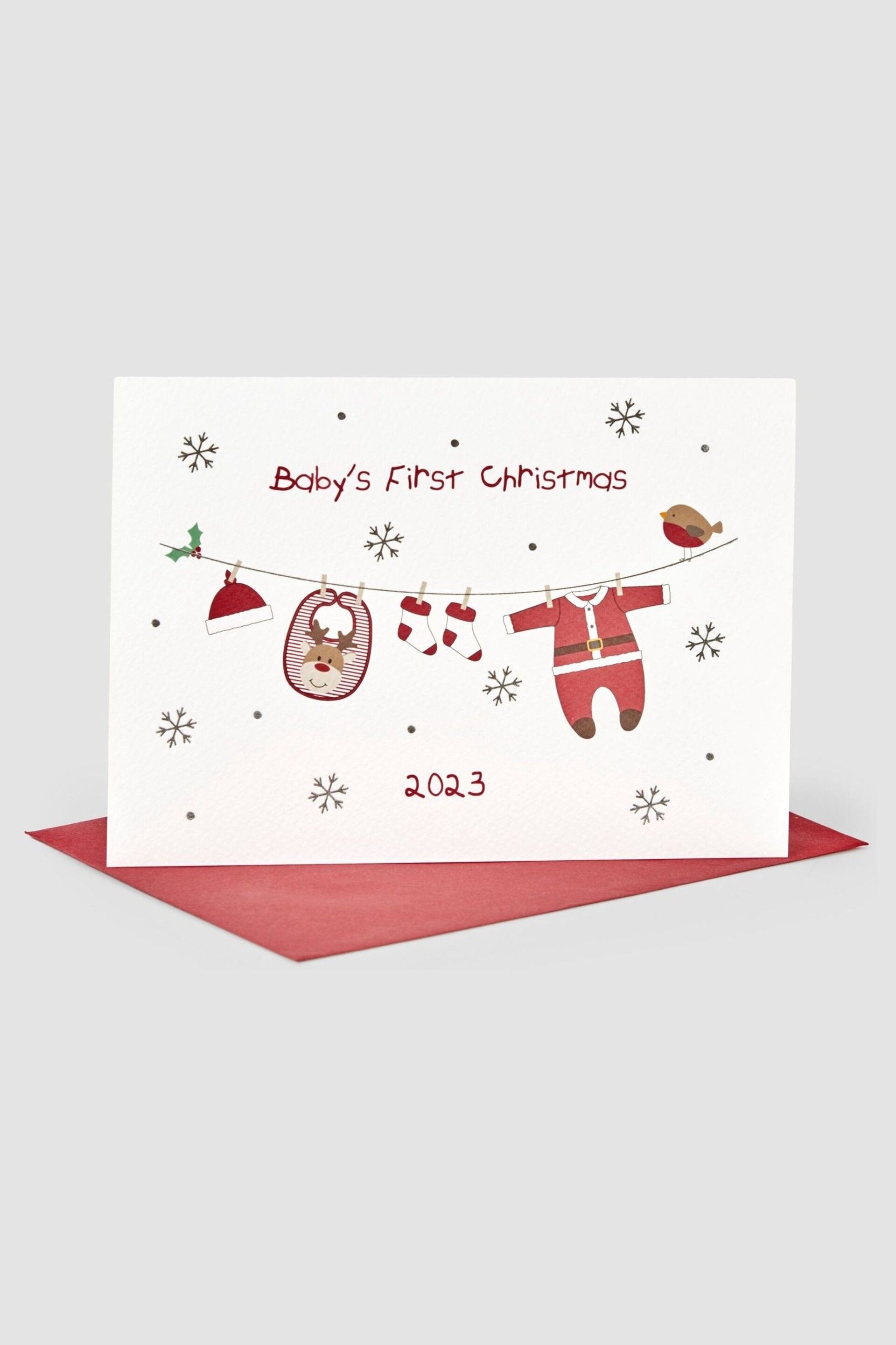 JoJo Maman Bébé My First Christmas 2023 Card - Image 1 of 1
