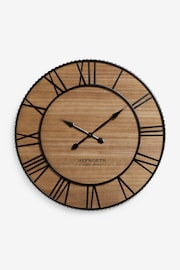 Dark Natural Bronx 90cm Clock - Image 3 of 4