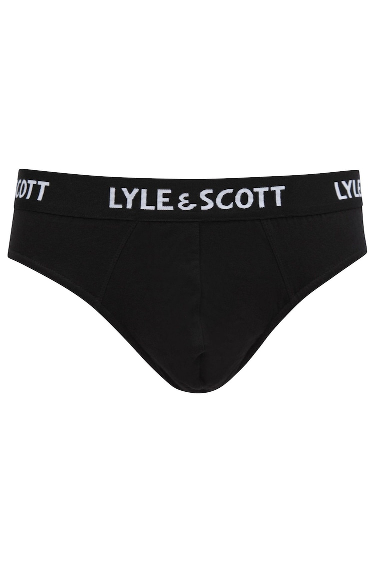 Lyle & Scott Black Core Briefs 3 Pack - Image 2 of 3