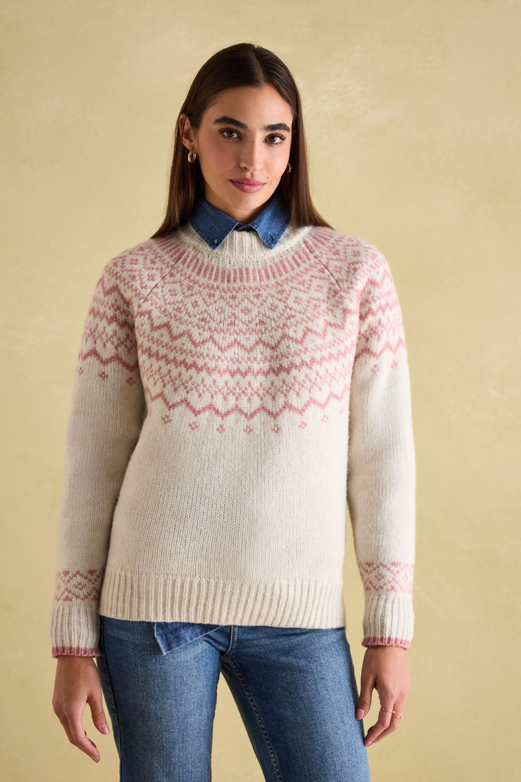 Cream fairisle jumper discount
