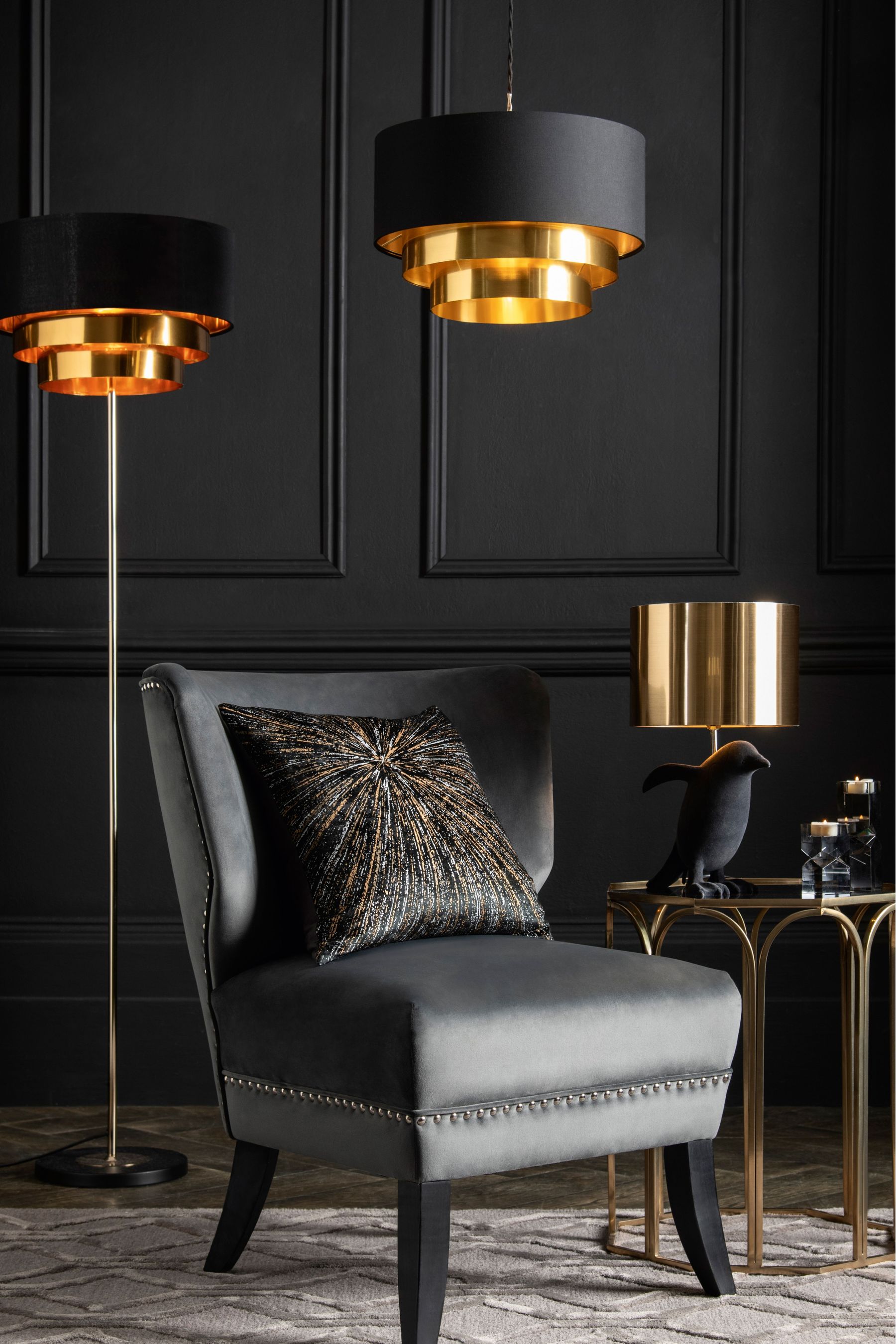 Next black lamp shop shade