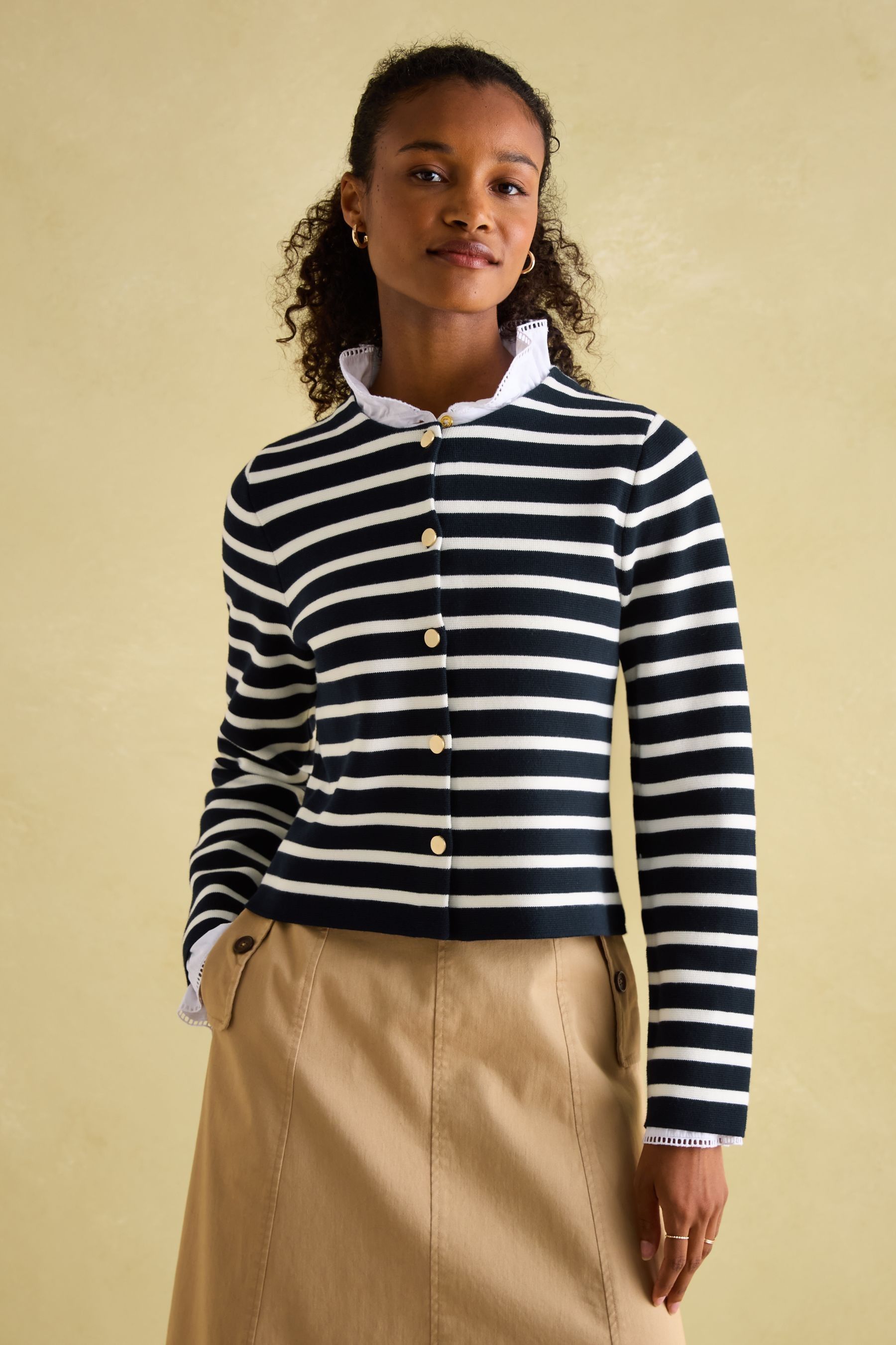 Joules navy cardigan online