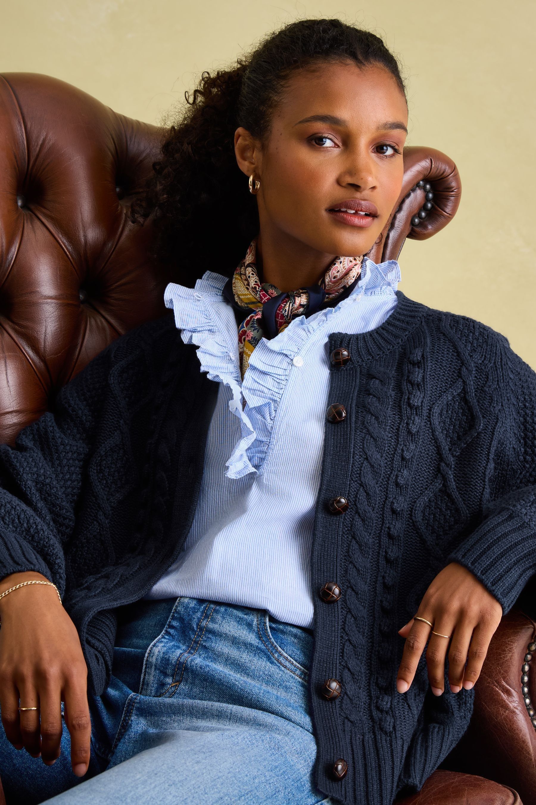 Joules navy cardigan deals