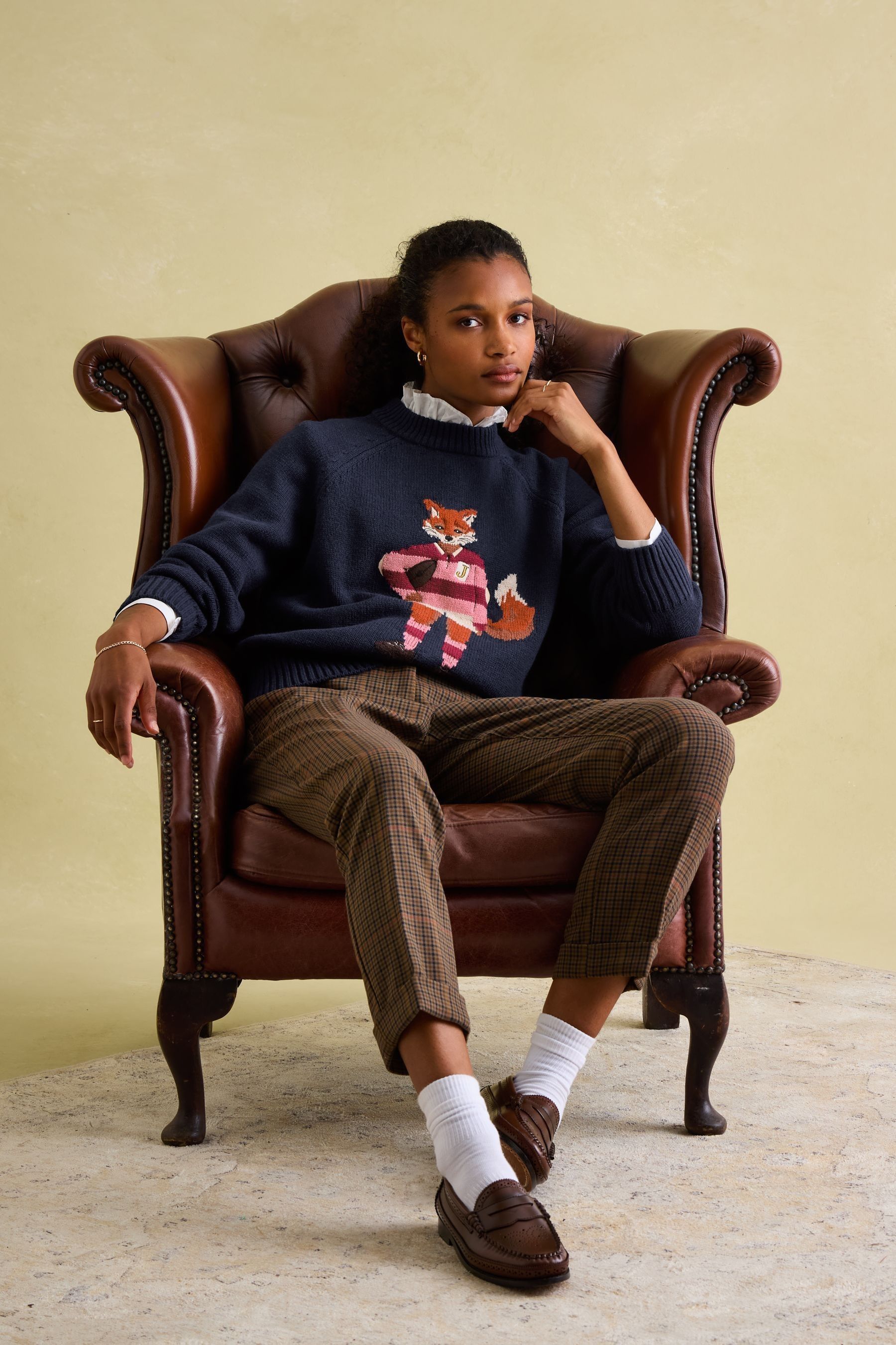 Joules fox sweater online