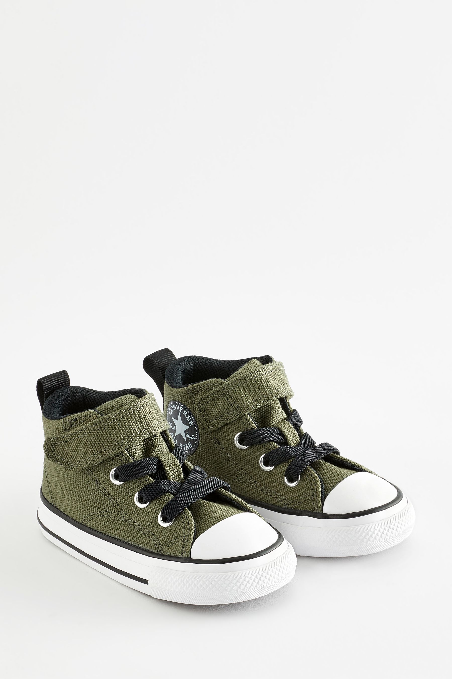 Buy Converse Khaki Green Infant All Star Malden Trainers from Next Luxembourg