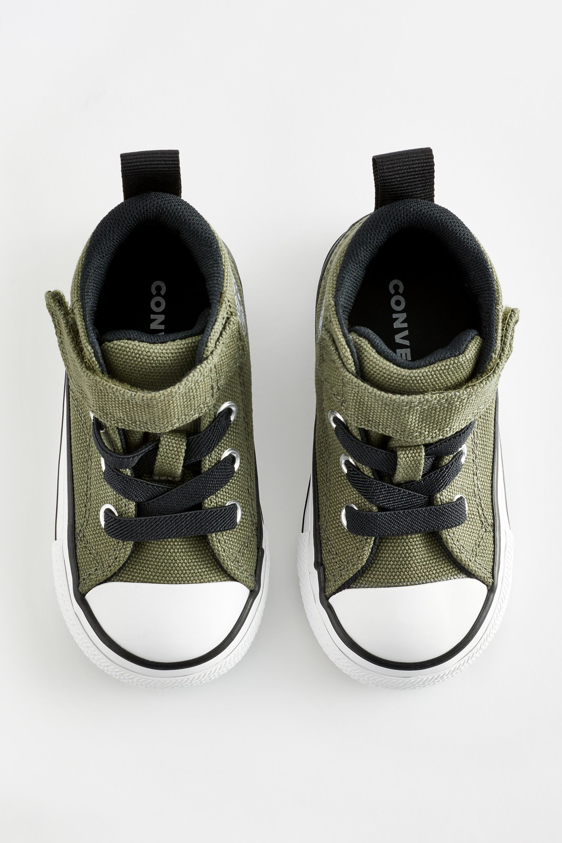 Buy Converse Khaki Green Infant All Star Malden Trainers from Next Luxembourg