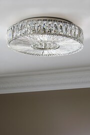 Clear Aria Large Flush Fitting Ceiling Light - Image 2 of 8