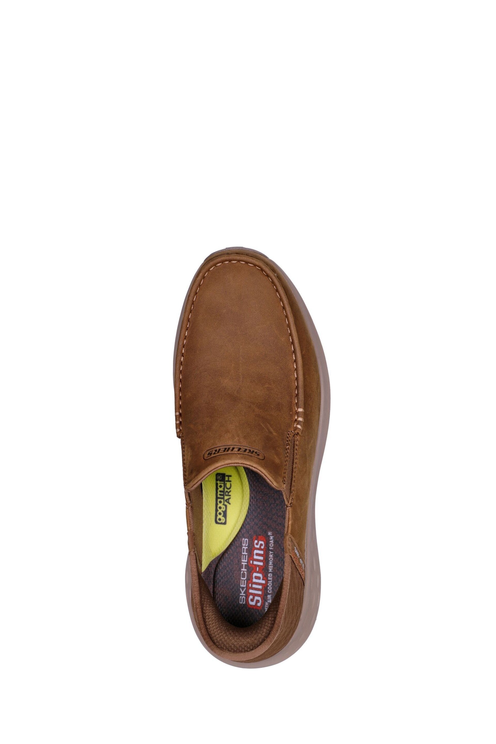 Skechers Brown Parson Oswin Shoes - Image 5 of 6