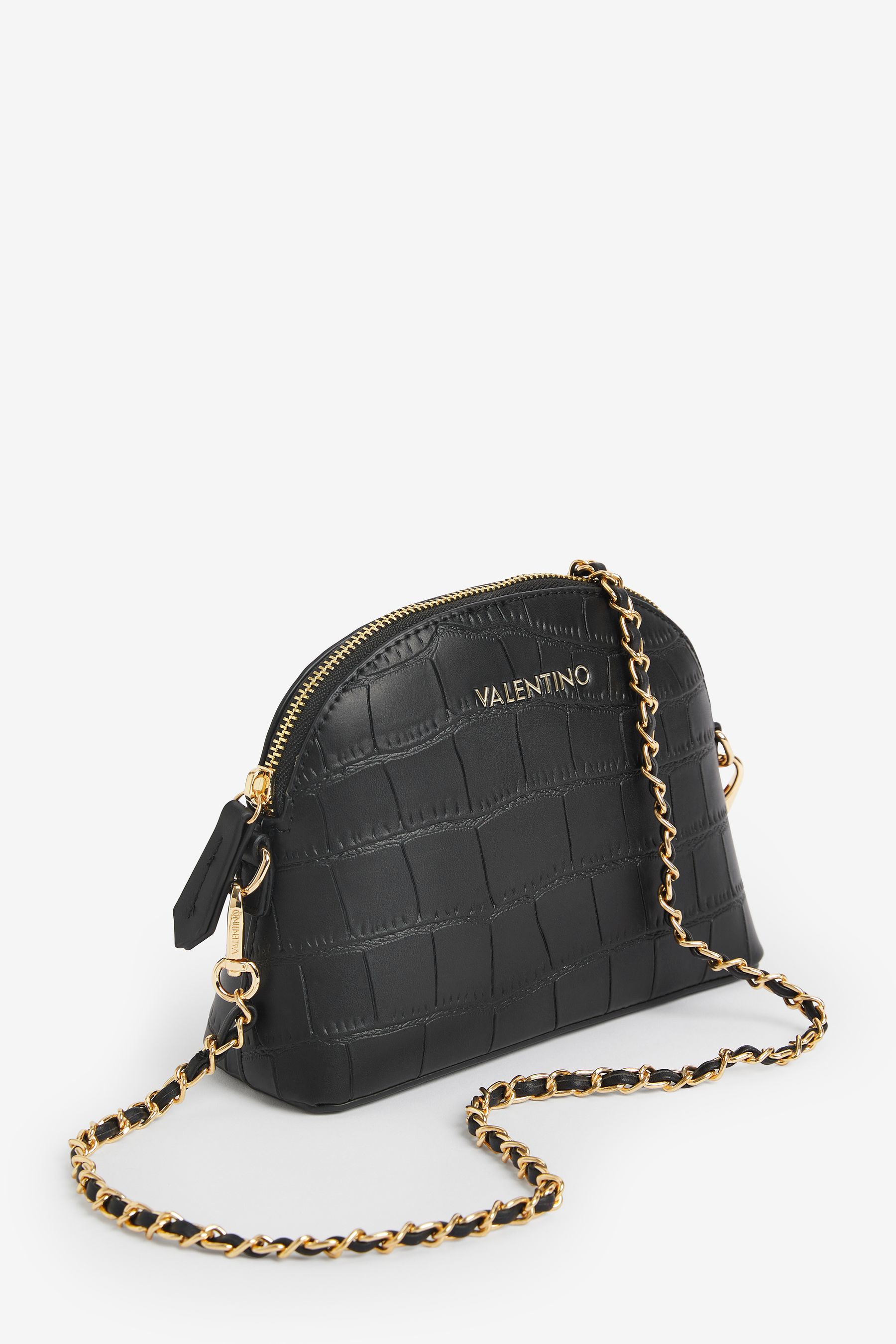 Buy Valentino Bags Black Mayfair Croc Effect Chain Cross Body Bag from Next Ireland