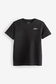 Black/Tan Brown Textured T-Shirts 2 Pack (3-16yrs) - Image 2 of 5