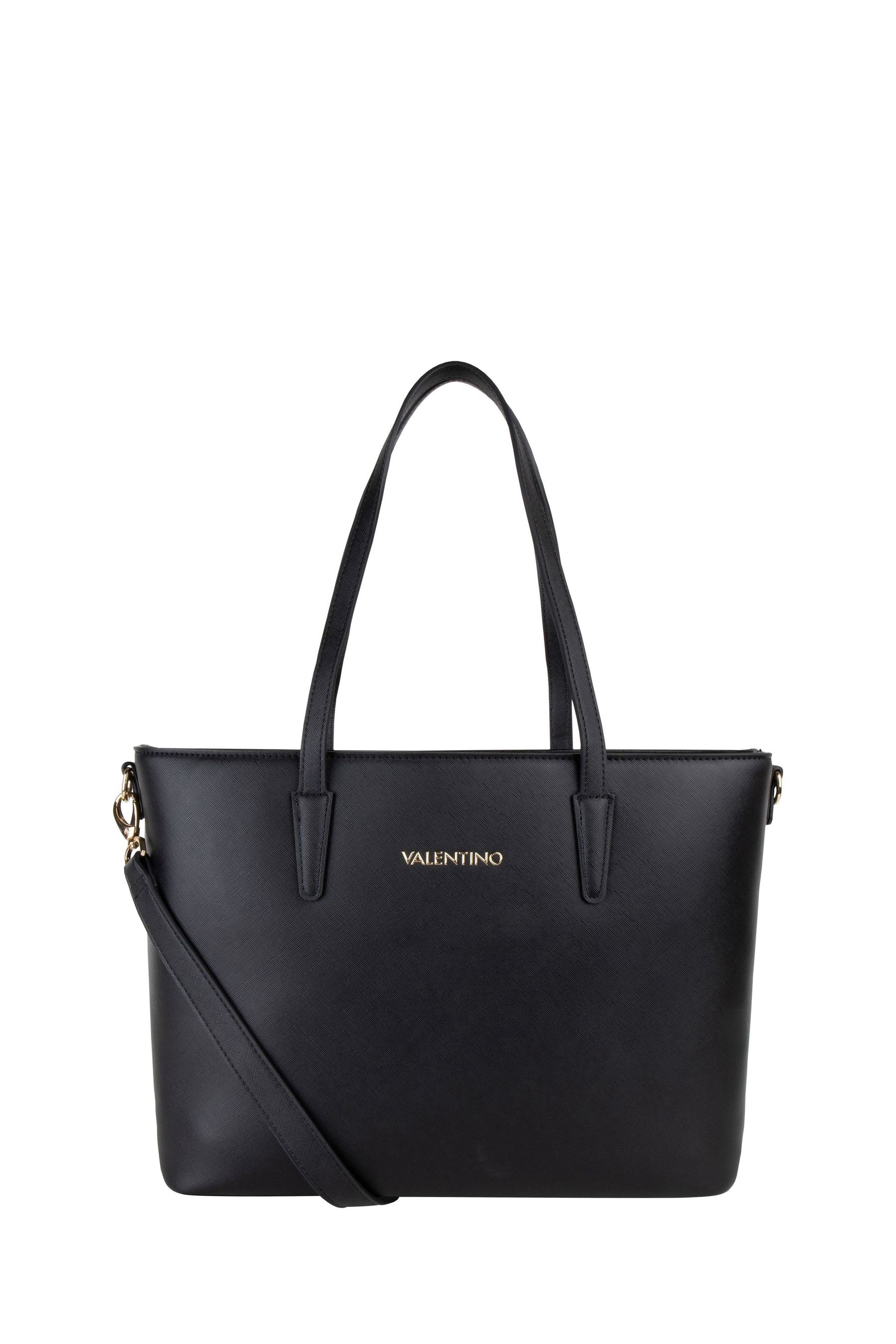 Buy Valentino Bags Black Zero Recycled Tote Bag With Detachable Logo Strap from Next Spain