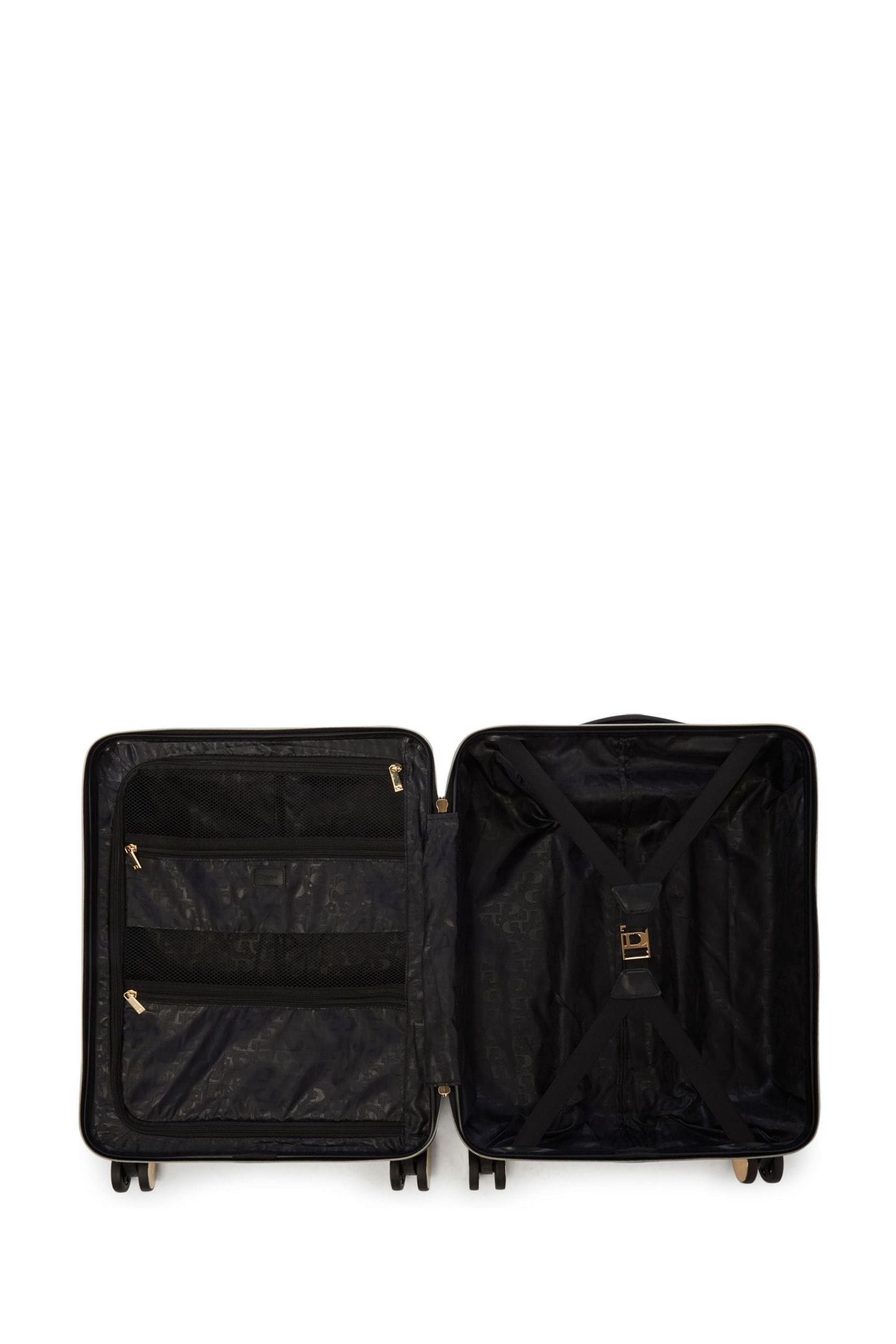 Black and rose 2025 gold cabin suitcase