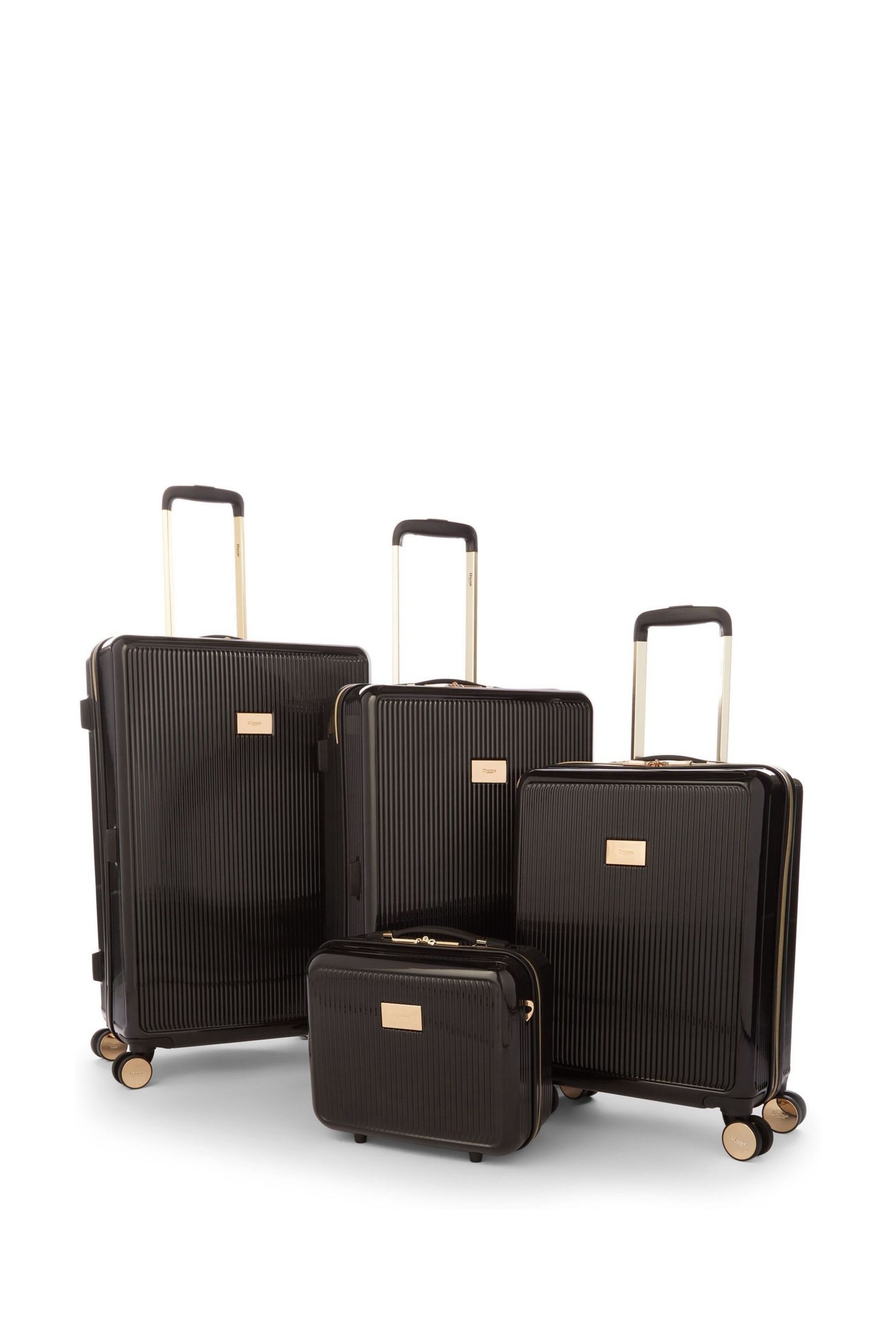 Dune London Black Olive Cabin Suitcase - Image 6 of 6