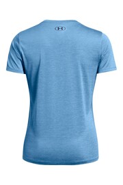 Under Armour Bright Blue Tech V-Neck T-Shirt - Image 4 of 4