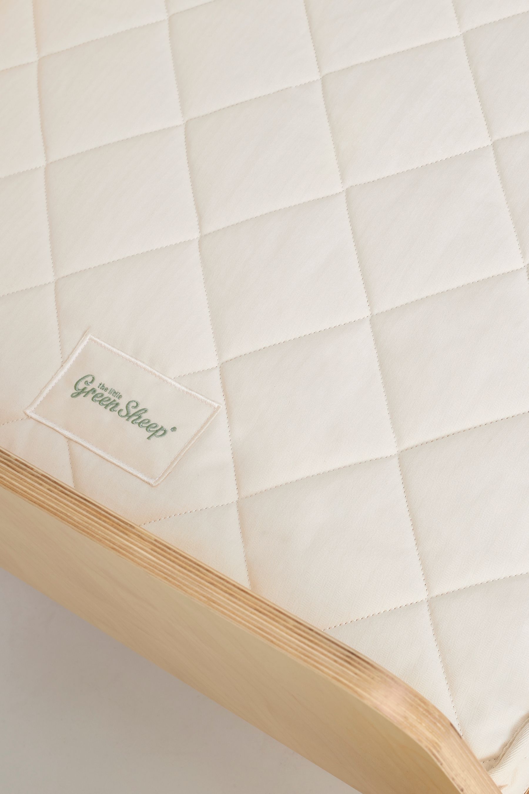 The little green sheep natural twist cot bed mattress cheap