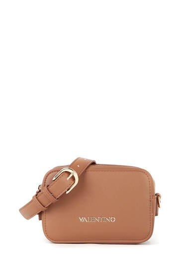 Valentino Bags Brown Zero Recycled Camera Bag With Detachable Logo Strap