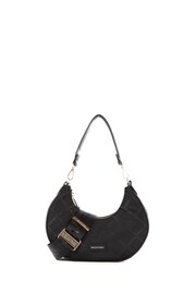 Valentino Bags Black Marais Recycled Logo Printed Shoulder Bag With Detachable ST - Image 3 of 7