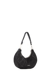 Valentino Bags Black Marais Recycled Logo Printed Shoulder Bag With Detachable ST - Image 4 of 7