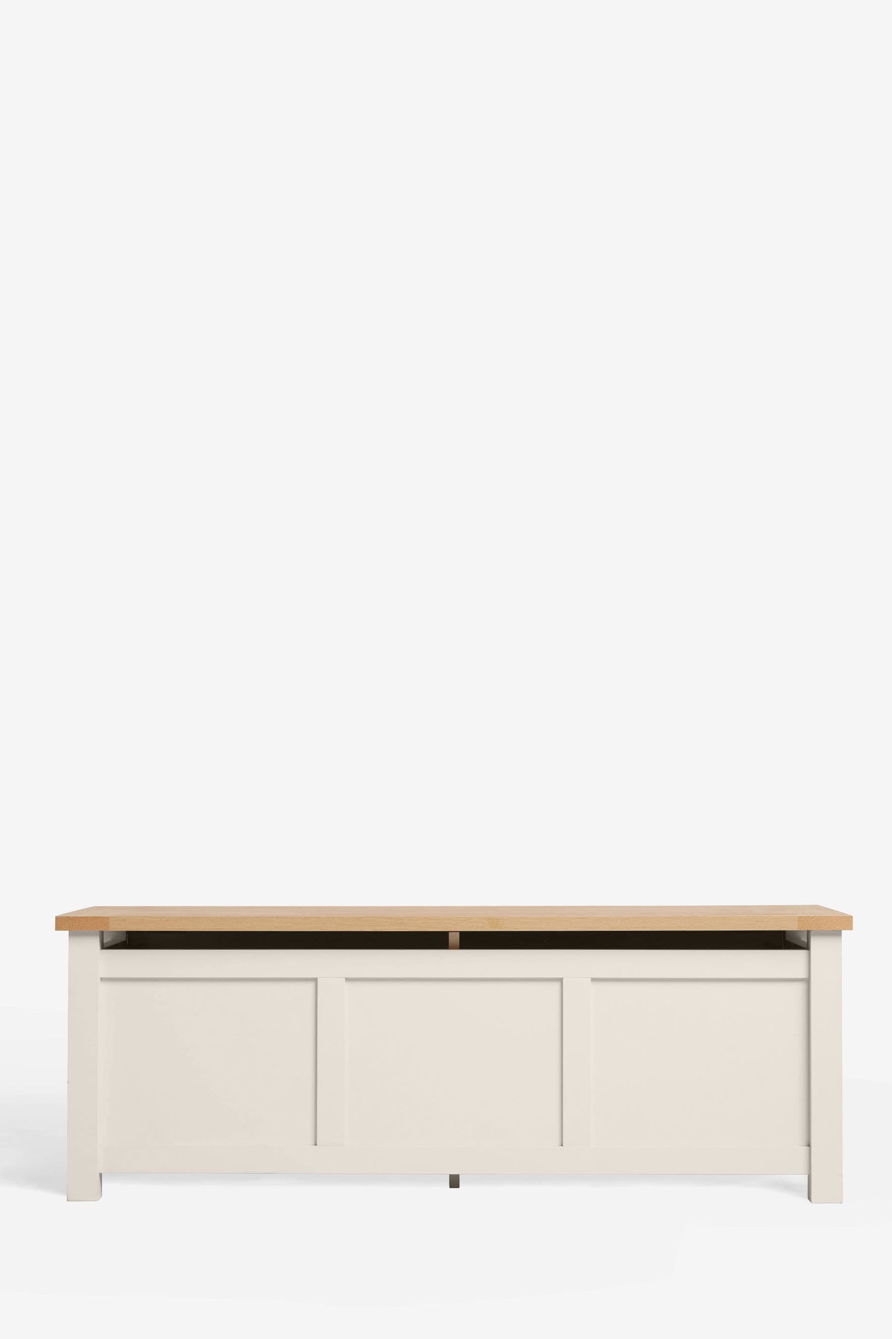 Cream Malvern Oak Effect Hallway Storage Bench