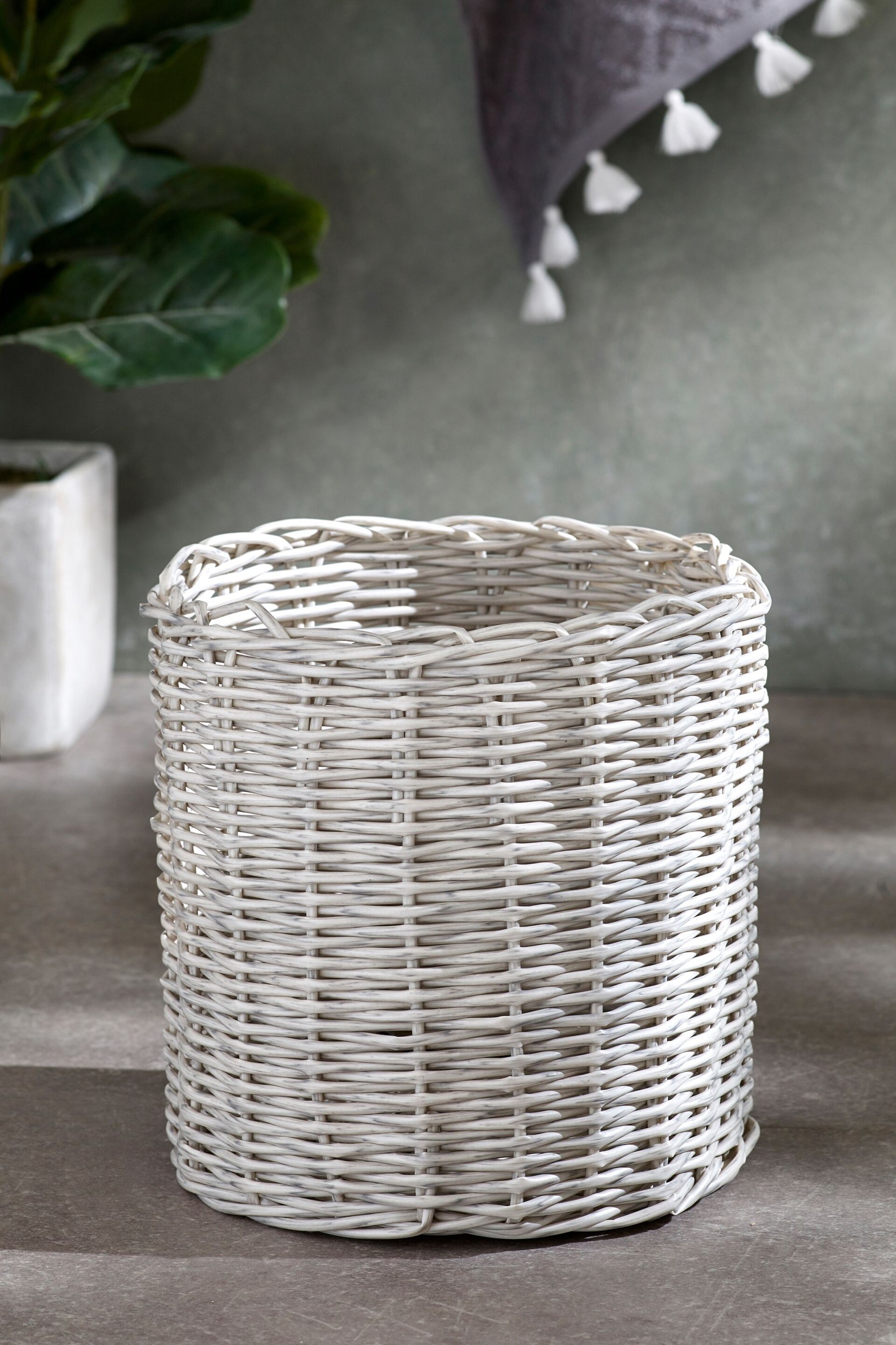 Grey Woven Bin - Image 2 of 4