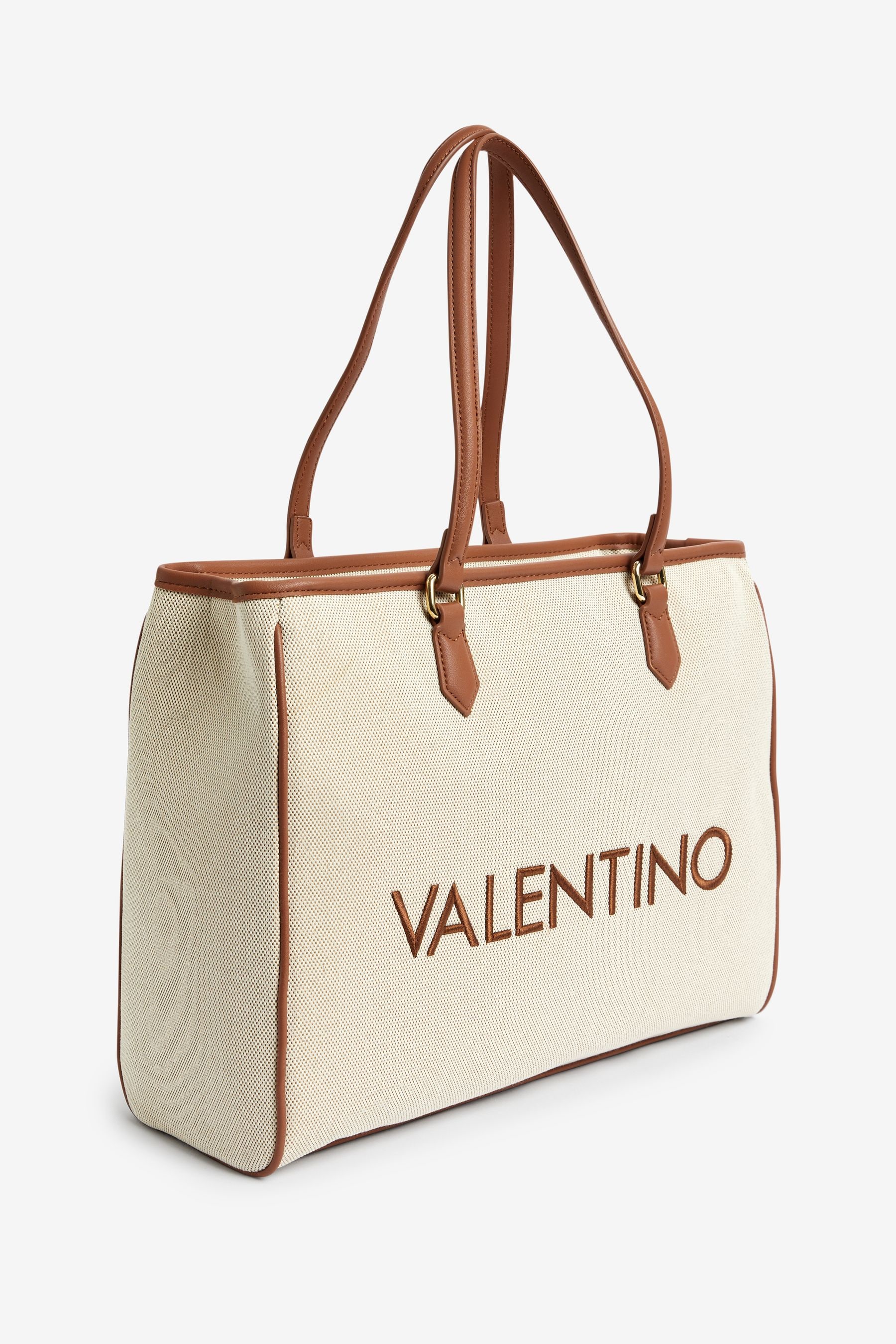 Buy Valentino Bags Natural Chelsea Canvas Tote Bag from Next Luxembourg