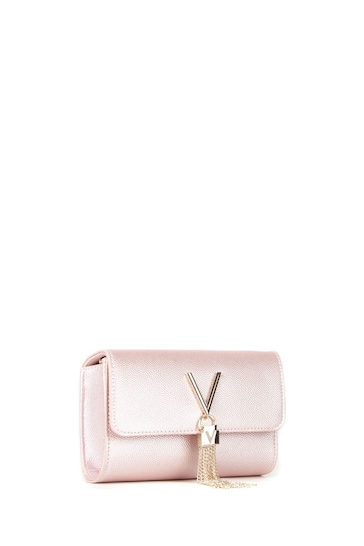 Valentino Bags Pink Divina tassel crossbody bag