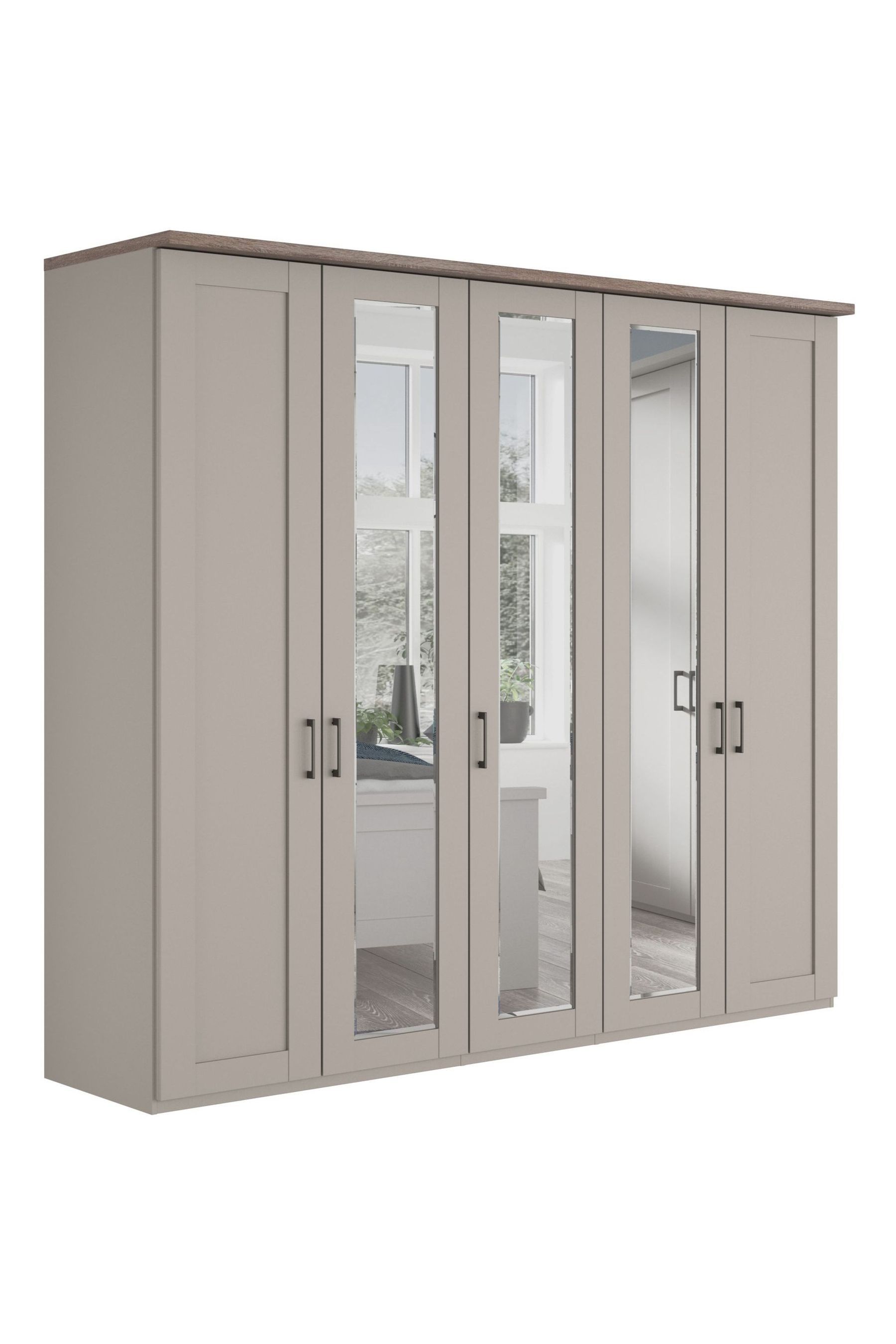 Pebble grey hot sale wardrobe