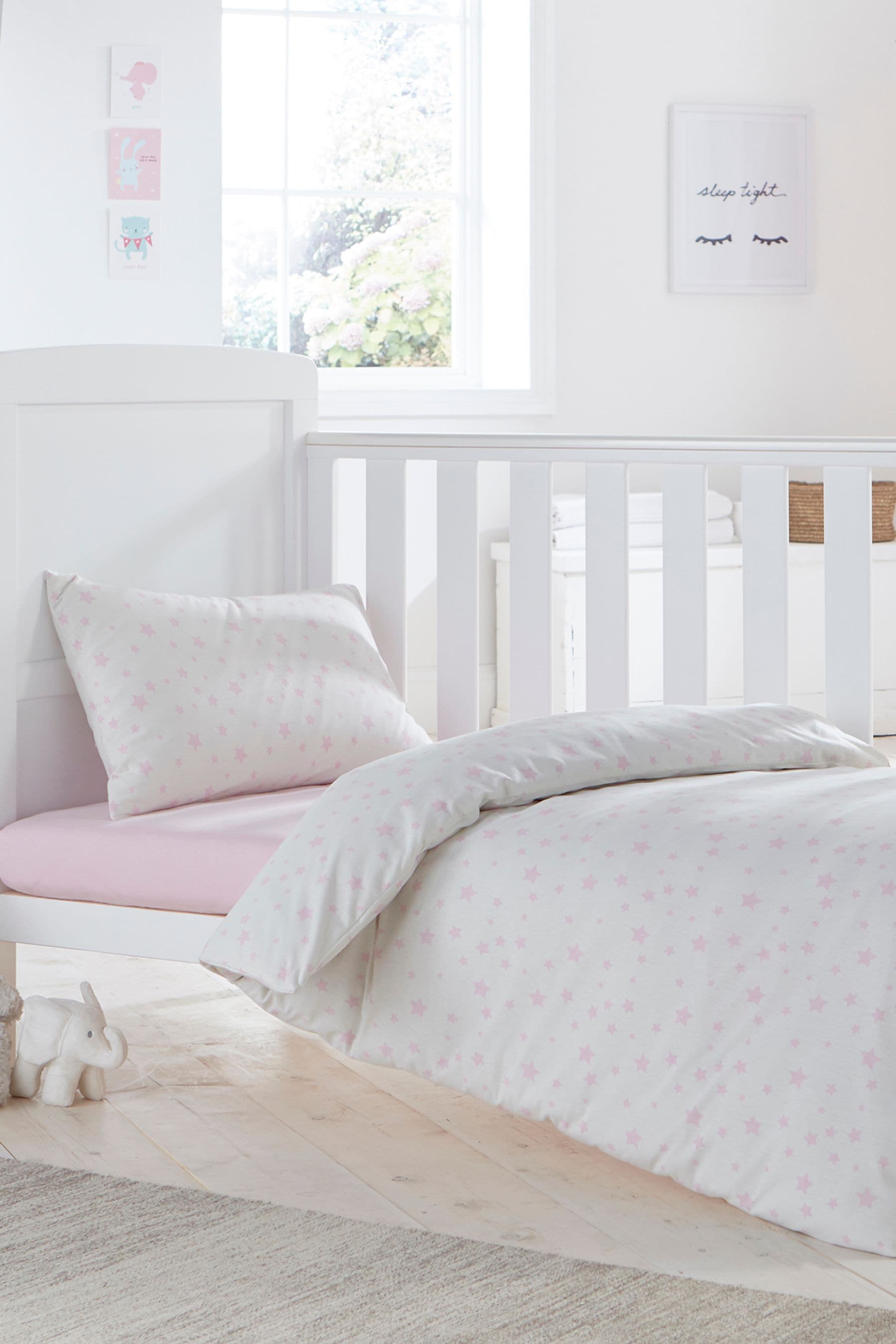 Cot bed fleece bedding on sale