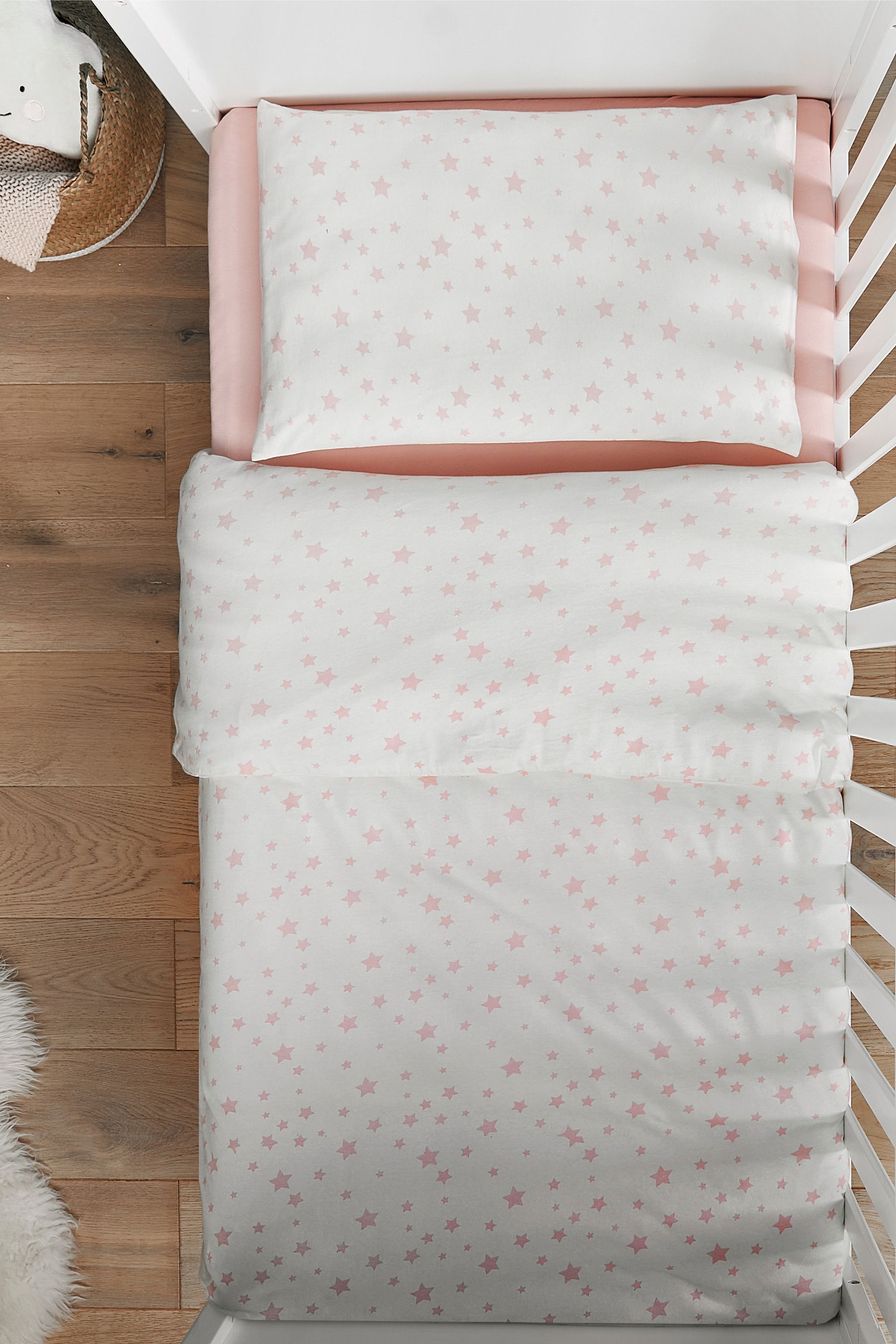 Cot bed quilt cover sales and pillowcase