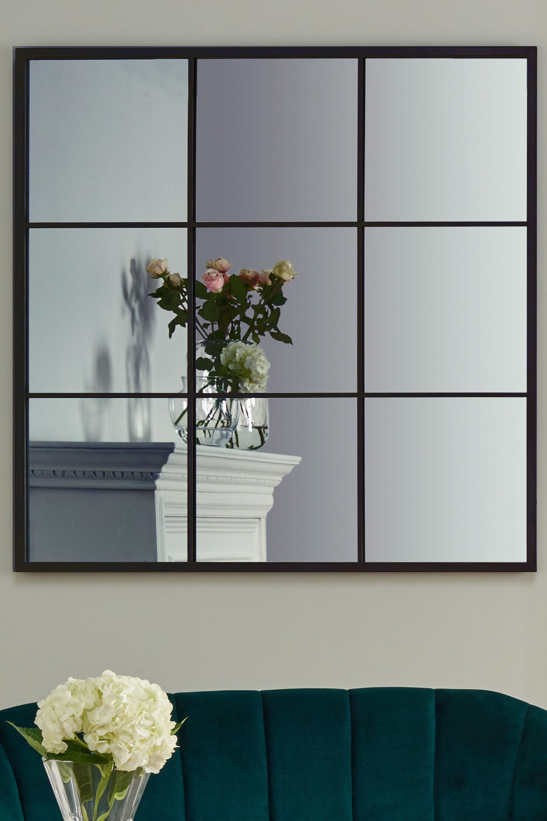 Square wall mirror deals