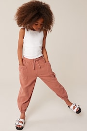 Rust Textured Pull-On Trousers (3-16yrs) - Image 2 of 8