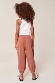 Rust Textured Pull-On Trousers (3-16yrs) - Image 4 of 8