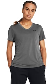 Under Armour Grey/Black V-Neck T-Shirt - Image 1 of 4